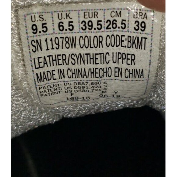 Skechers D’Lites Interlude Shoes Black Air Cooled Memory Foam 11978W Womens 9.5 - Picture 9 of 9